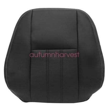 2PCS 2011-2016 For Chrysler Town & Country Bottom & Top Perforated Seat Cover