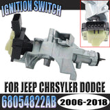 68054822AB New Ignition Lock Cylinder Assembly Switch For Jeep Dodge Chrysler