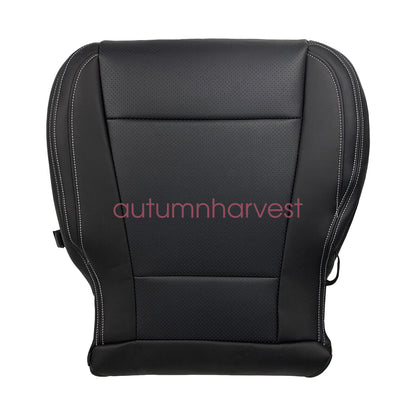 Fits 2015-2017 Ford F150 Lariat Driver & Passenger Bottom & Top Seat Cover Black