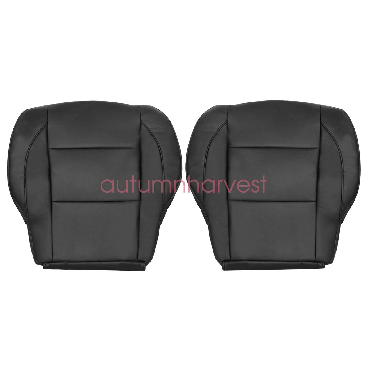 For 2005-2015 Nissan Titan Driver & Passenger Bottom Seat Cover Black (2PCS)