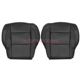 For 2005-2015 Nissan Titan Driver & Passenger Bottom Seat Cover Black (2PCS)