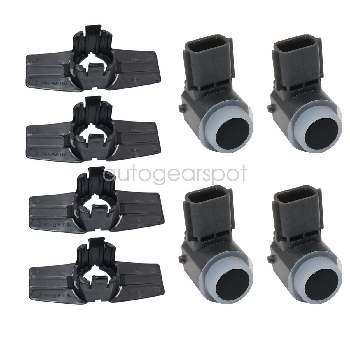 4x Parking Sensor & Bracket Fits Infiniti Q50 2014-2022 28533-5ZA0A 28438-4GA1A