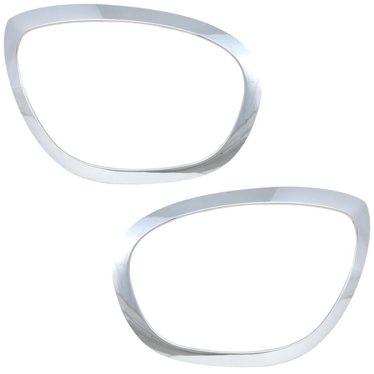 1Pair Headlight Bezel Set L&R Side For 2017-2023 Mini Cooper Countryman