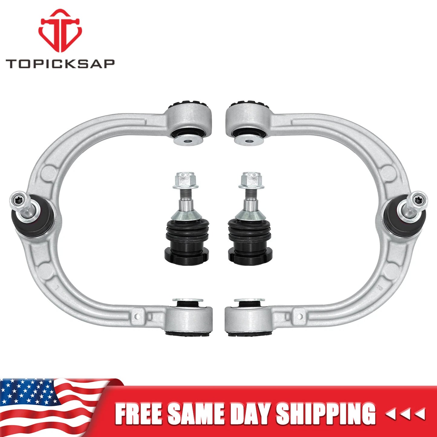 4Pc For Mercedes-Benz GL450 ML350 R350 Front Upper Control Arms & Ball Joint