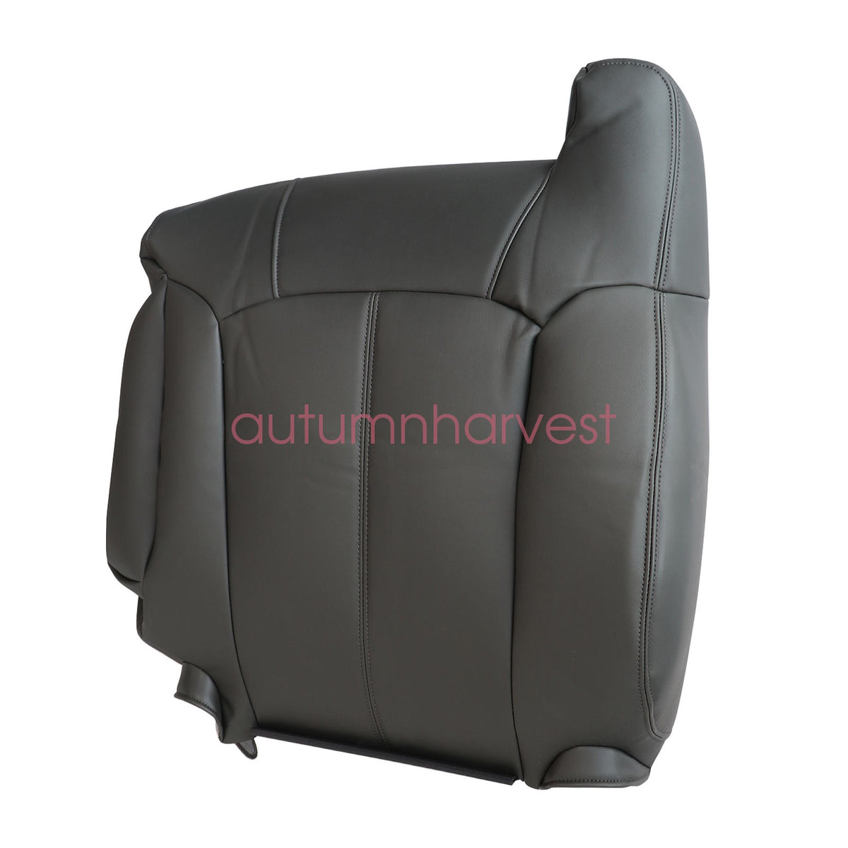For 1999 2000 2001 2002 Chevy Silverado Driver Bottom & Top Seat Cover Dark Gray