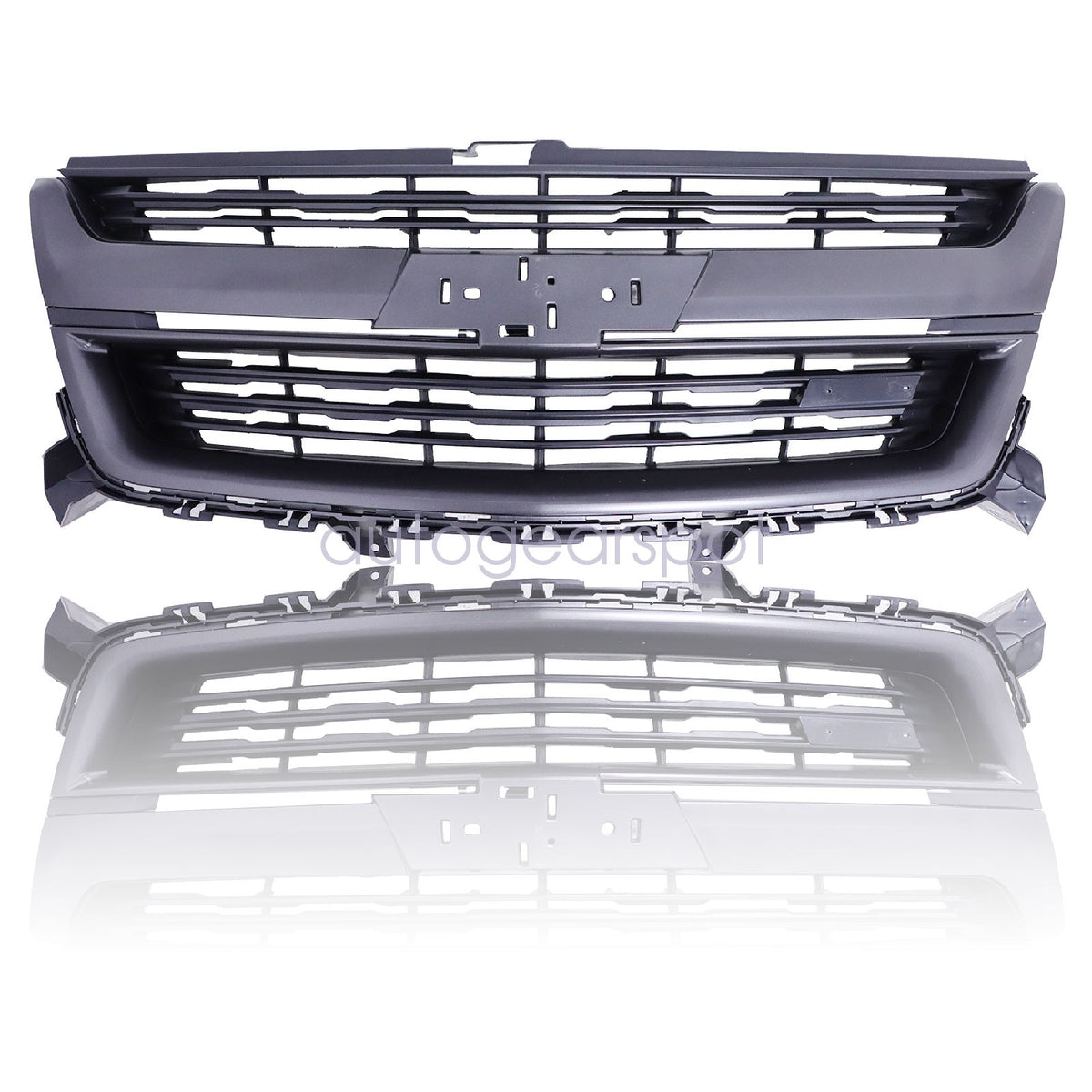 Fits 2015-2020 Chevrolet Colorado Gloss Black Front Upper Grille Grill Replace