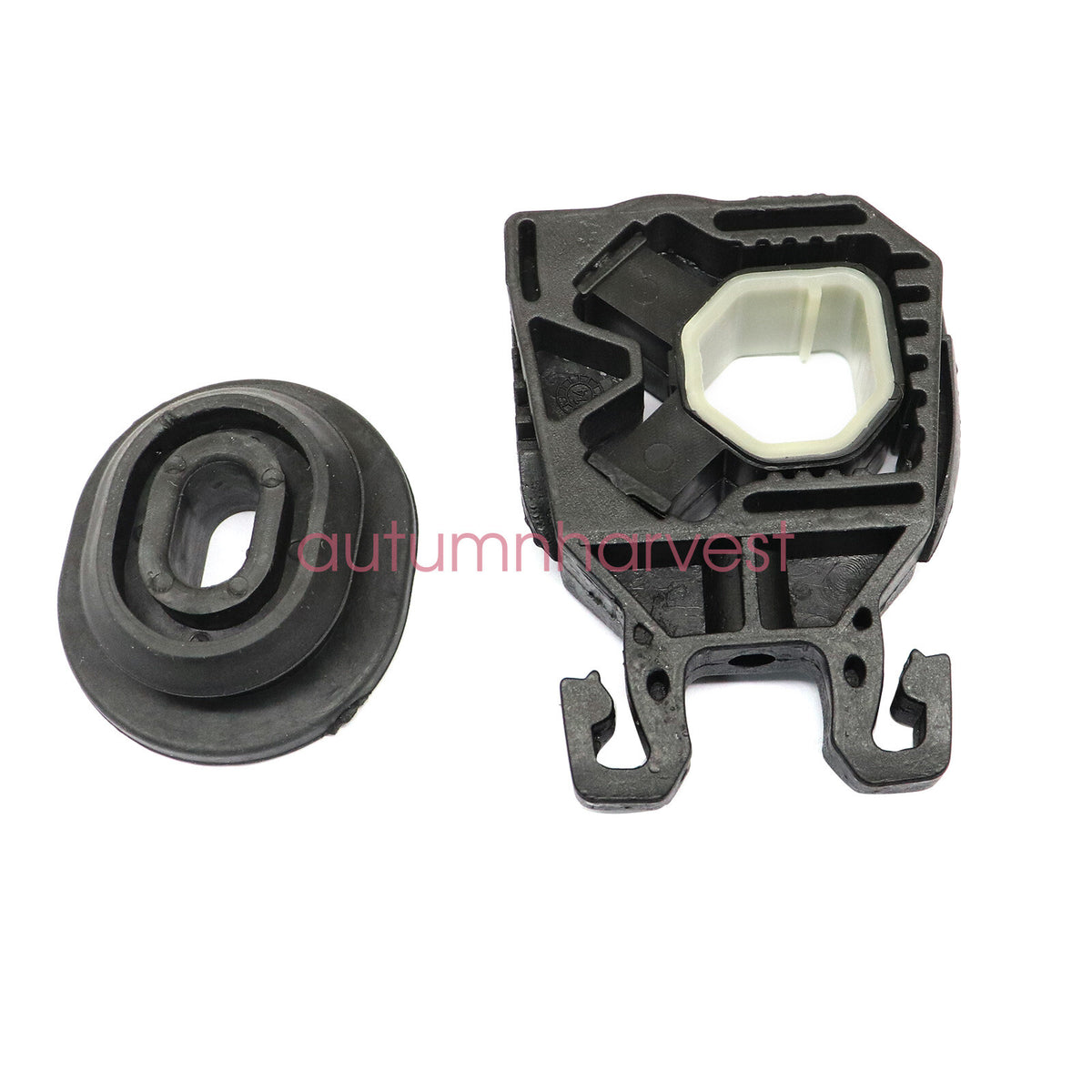 2x Upper & Lower Radiator Mount Bracket Black For VW Golf GTI Audi 5Q0121367G/F