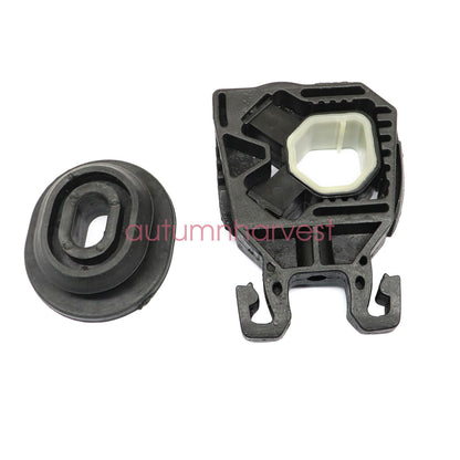 2x Upper & Lower Radiator Mount Bracket Black For VW Golf GTI Audi 5Q0121367G/F