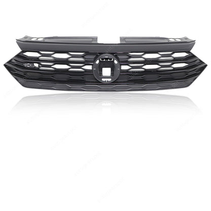 Front Bumper Center Grille Grill Glossy Black For VW Jetta Sedan 2019-2020