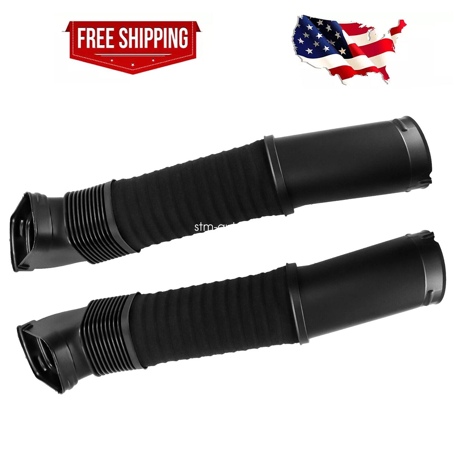 1Pair Air Intake Duct Hose Left + Right For Benz CL550 CL500 W216 W221 S550 S63