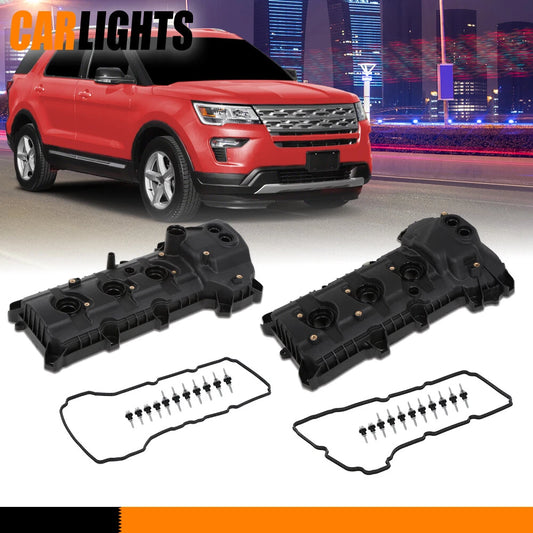 New Engine Valve Covers Set Fit For 2011-2019 Ford Lincoln 3.5L 3.7L Non-Turbo
