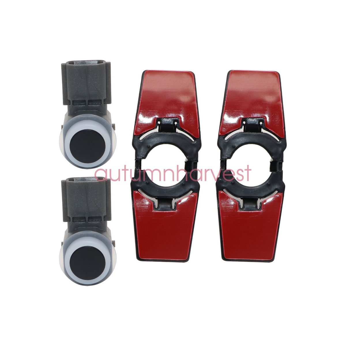 2x Parking Sensor With Bracket Set For Infiniti Q50 Q60 285335ZA0A 284384GA1A