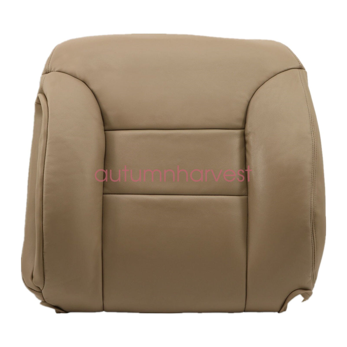 Front Bottom & Back Leather Seat Cover Tan For 95-99 Chevy Silverado GMC Sierra