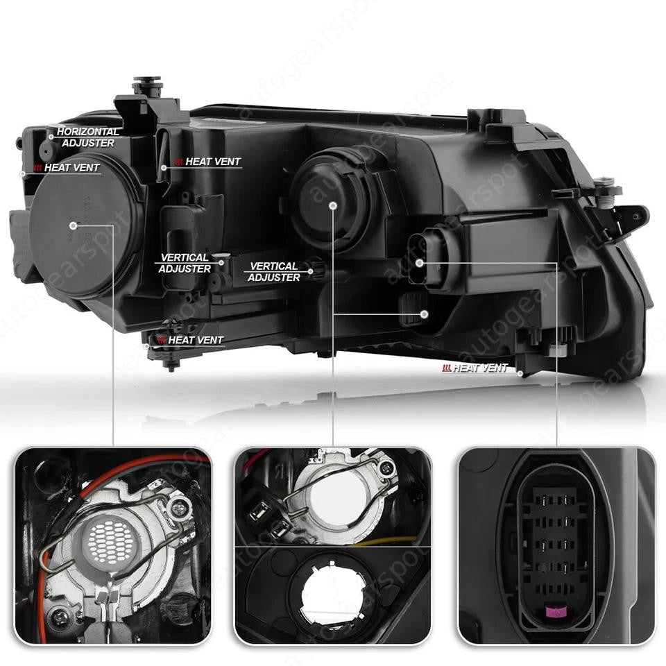 For Volkswagen Tiguan 2018-2021 Left Halogen Headlight w/ LED DRL 5NL941005