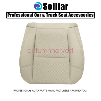 For 2007-2008 Cadillac Escalade ESV, EXT Driver Bottom PERFORATED Seat Cover Tan