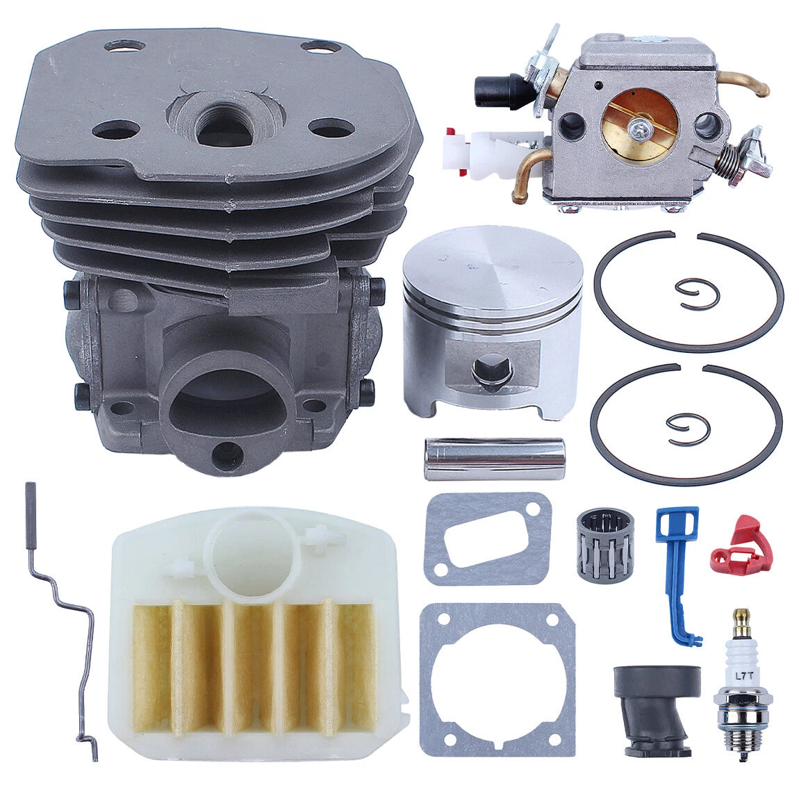 For Husqvarna 353 351 350 346 346XP 345 340 Big Bore 45mm Cylinder Piston Kit