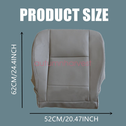 For 2000-2004 Toyota Tundra Sequoia Driver & Passenger Leather Seat Cover Gray