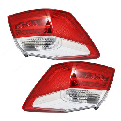 For Honda Accord 2013 2014 2015 Tail Light Driver & Passenger Side Pair Outer US