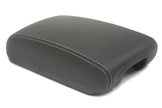 Leather Center Console Lid Armrest Cover 2012-2019 For Jeep Grand Cherokee Black