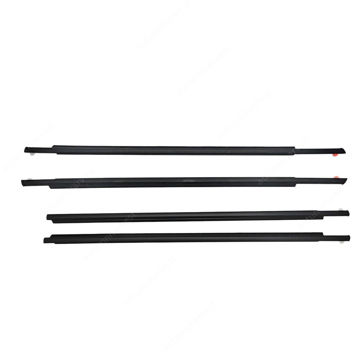 For Toyota Prius 04-09 75710-47010 4X Front Rear Door Belt Moulding Weatherstrip