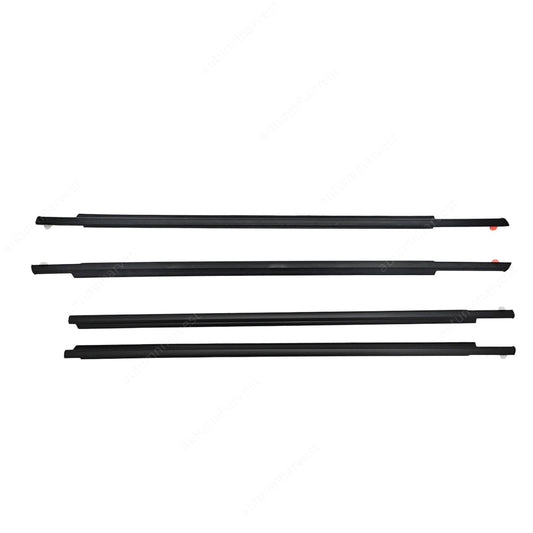 For Toyota Prius 04-09 75710-47010 4X Front Rear Door Belt Moulding Weatherstrip