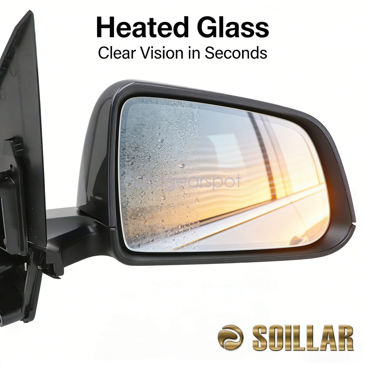 Left Driver Side View Mirror 1594111-00-C For Tesla Y 2020-25 Anti-glare lenses