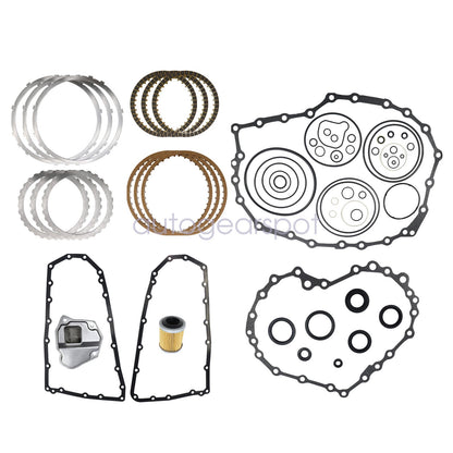 RE0F10A JF011E Auto Transmission Master Rebuild Kit Fits Nissan Mitsubishi Dodge