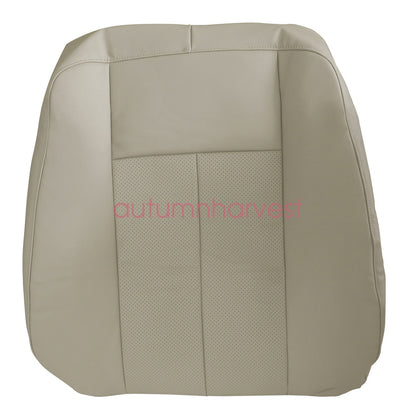 Fits Ford Expedition 2007-2014 Leather AC Seat Cover Tan Driver Top Lean Back