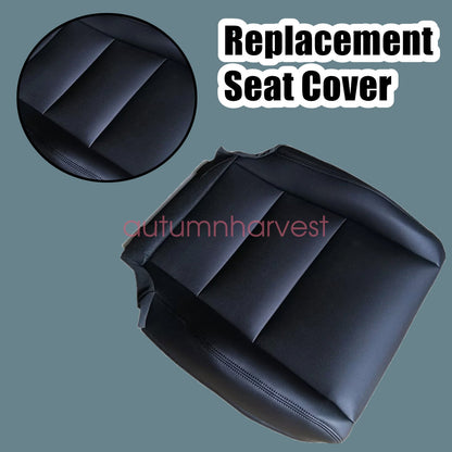 For 08 09 10 11 12 Honda Accord Replacement Driver Bottom Leather Seat Cover Blk