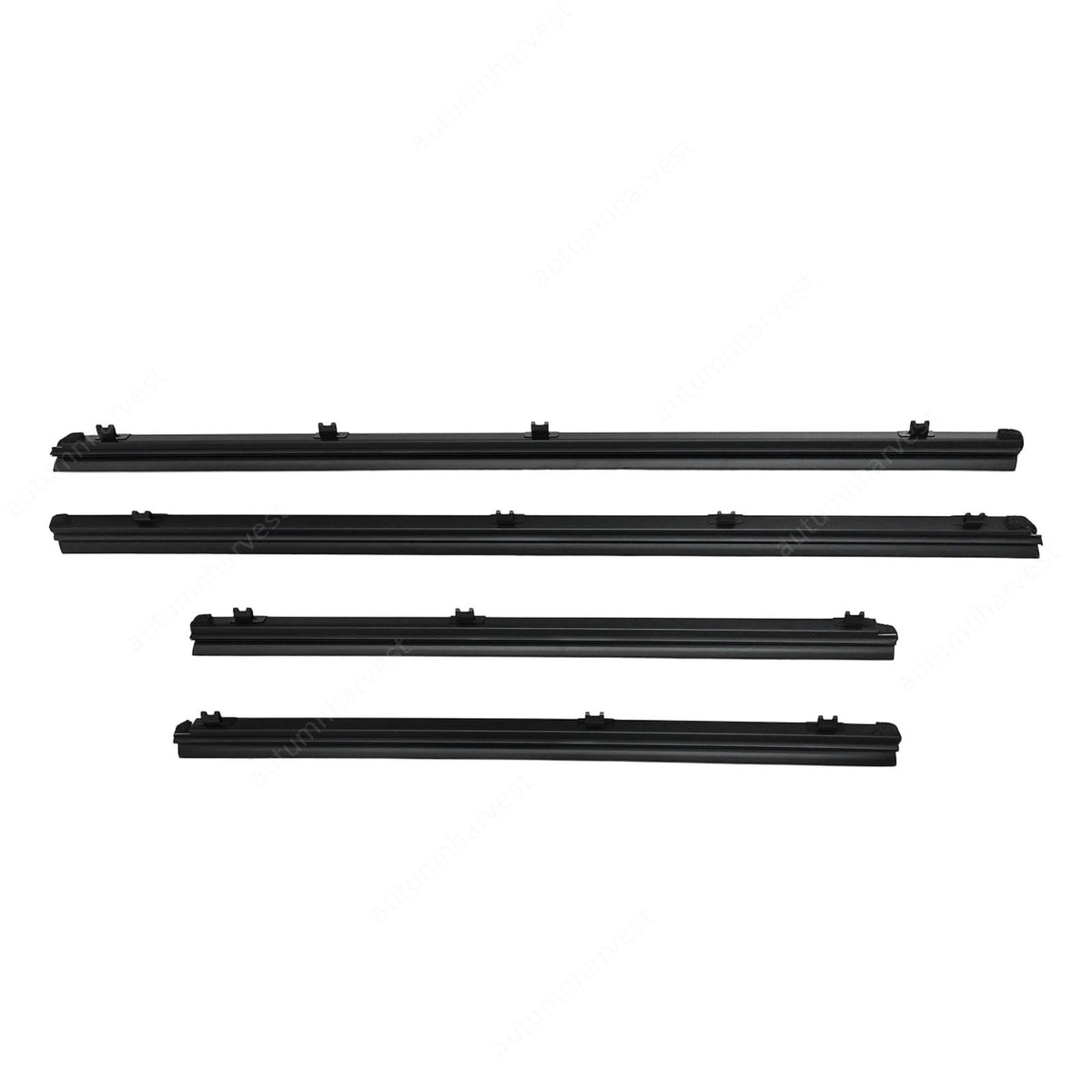 New For Toyota 4Runner Lexus GX460 Front Rear Inner Door Glass Weatherstrip Set