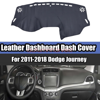 Fits 2011-2018 Dodge Journey Leather Dashboard Dash Cover Dashmat Mat Carpet Pad