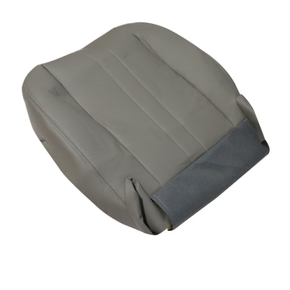 For 2003-2014 Chevy Express GMC Savana 1500 2500 Driver Leather Seat Cover Gray