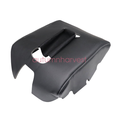 Console Arm Rest Cover Gray Stitch For 2014-2018 Chevy Silverado 1500 2500 3500