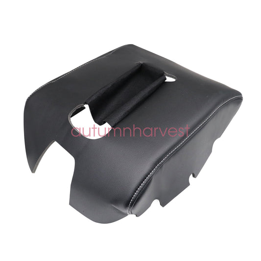 Console Arm Rest Cover Gray Stitch For 2014-2018 Chevy Silverado 1500 2500 3500