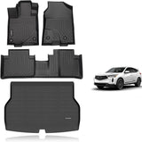 TPE Floor Mats Liners+Trunk Cargo Liner For 2013-2018 Acura RDX 8-Way Power Seat