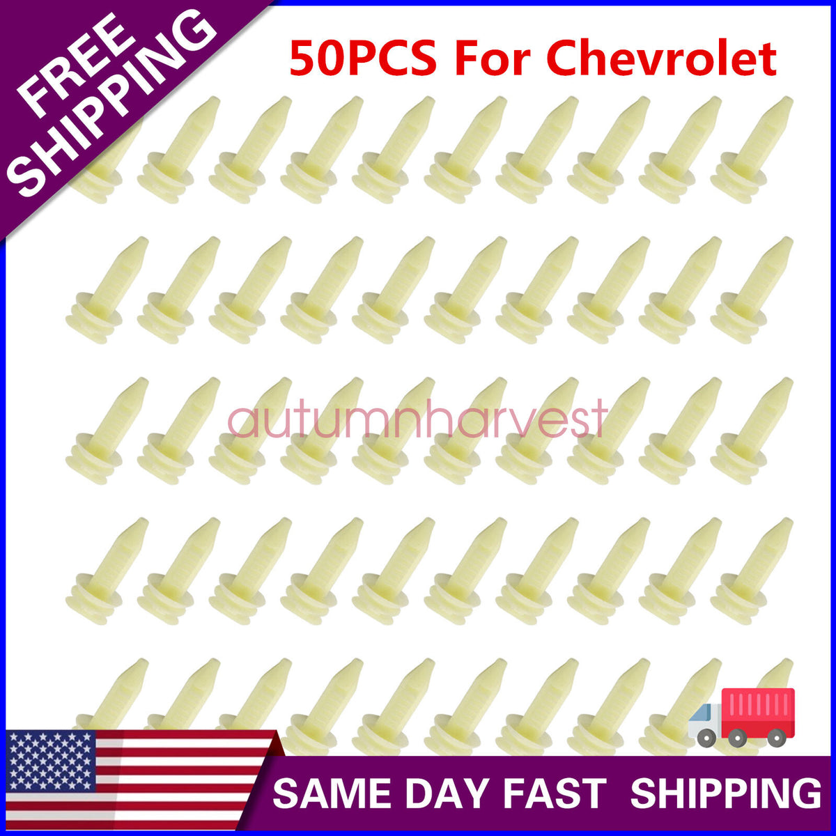 15545202 50x Door Trim Panel Clips For Chevrolet K10 K1500 Truck SUV 1998-2000