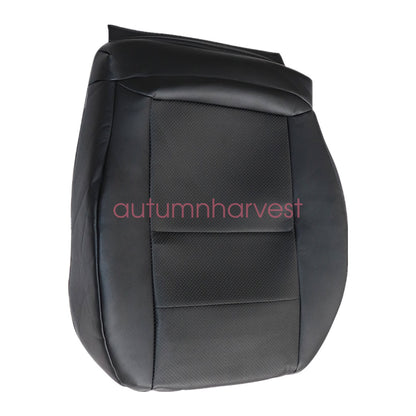 For 2008-2015 Mercedes Benz GLK350 Driver Bottom & Top Leather Seat Cover Black
