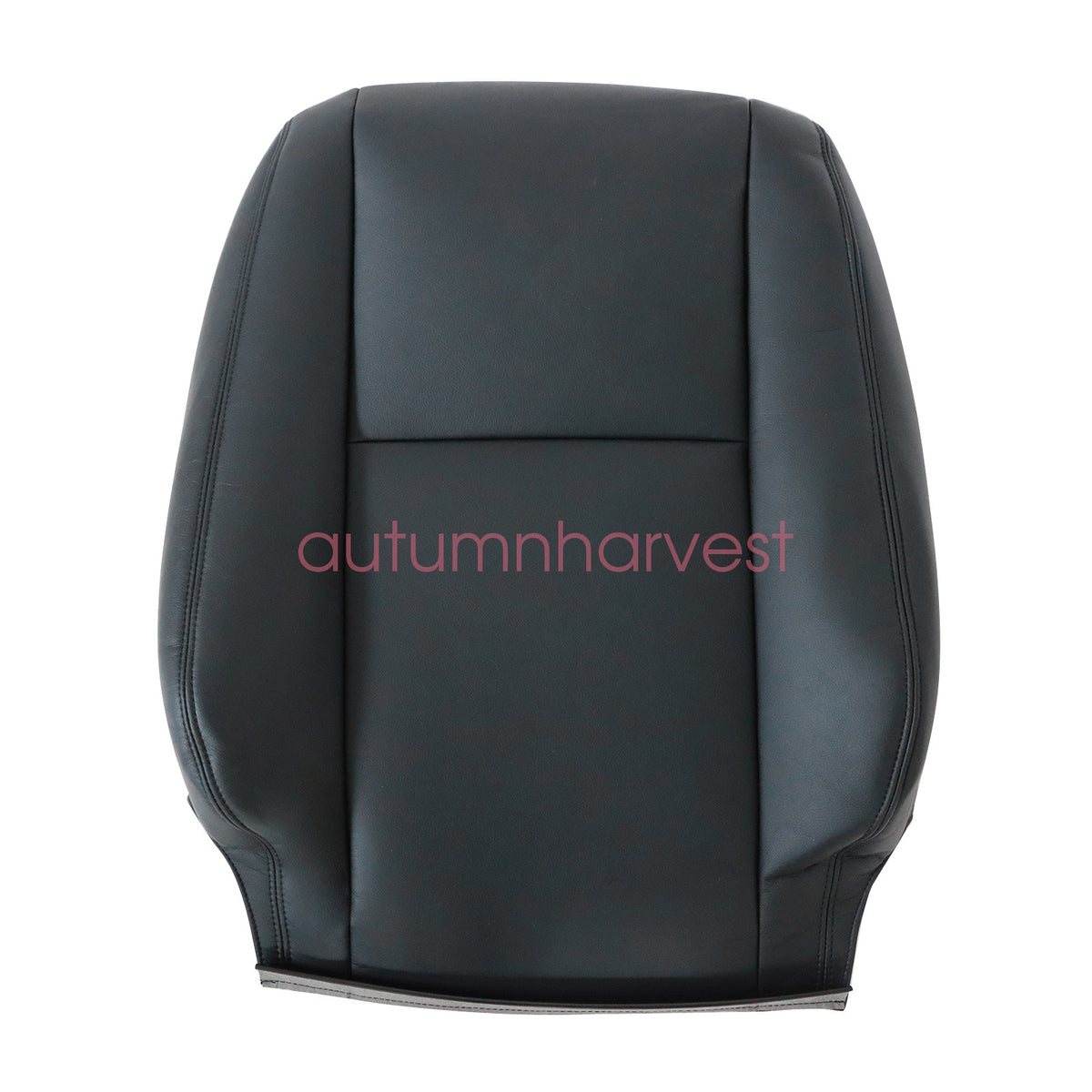 For 07-19 Mercedes-Benz Sprinter Driver Top & Bottom Leather Seat Cover Black