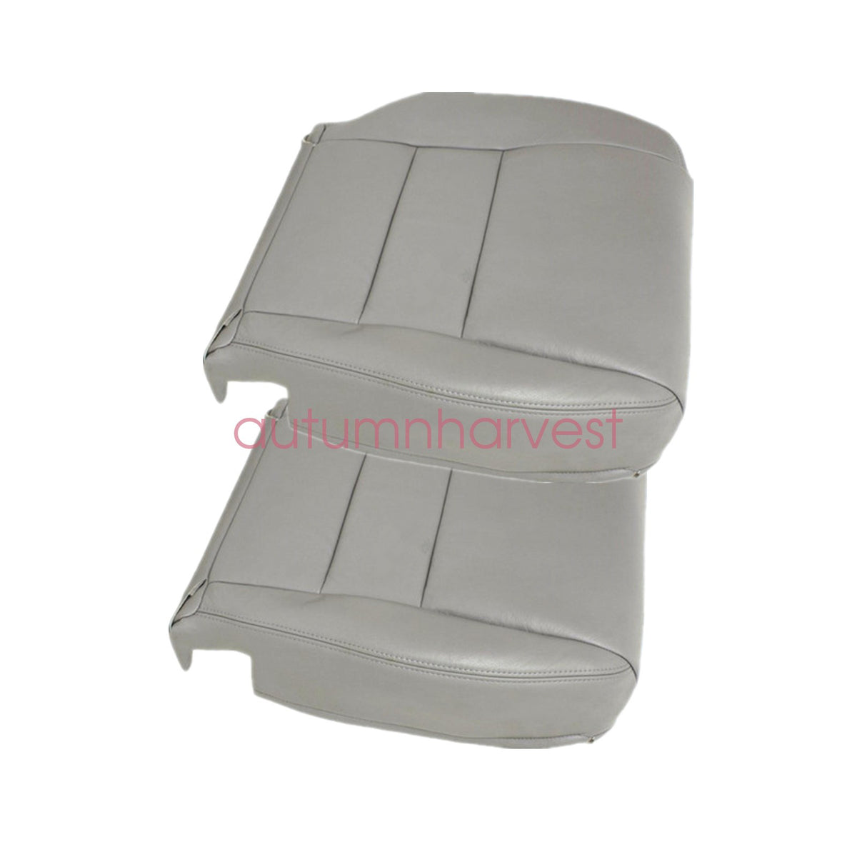 Both Side Bottom Leather Seat Cover For 2003-2007 Honda Accord 4-Door Gray