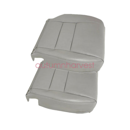 Both Side Bottom Leather Seat Cover For 2003-2007 Honda Accord 4-Door Gray