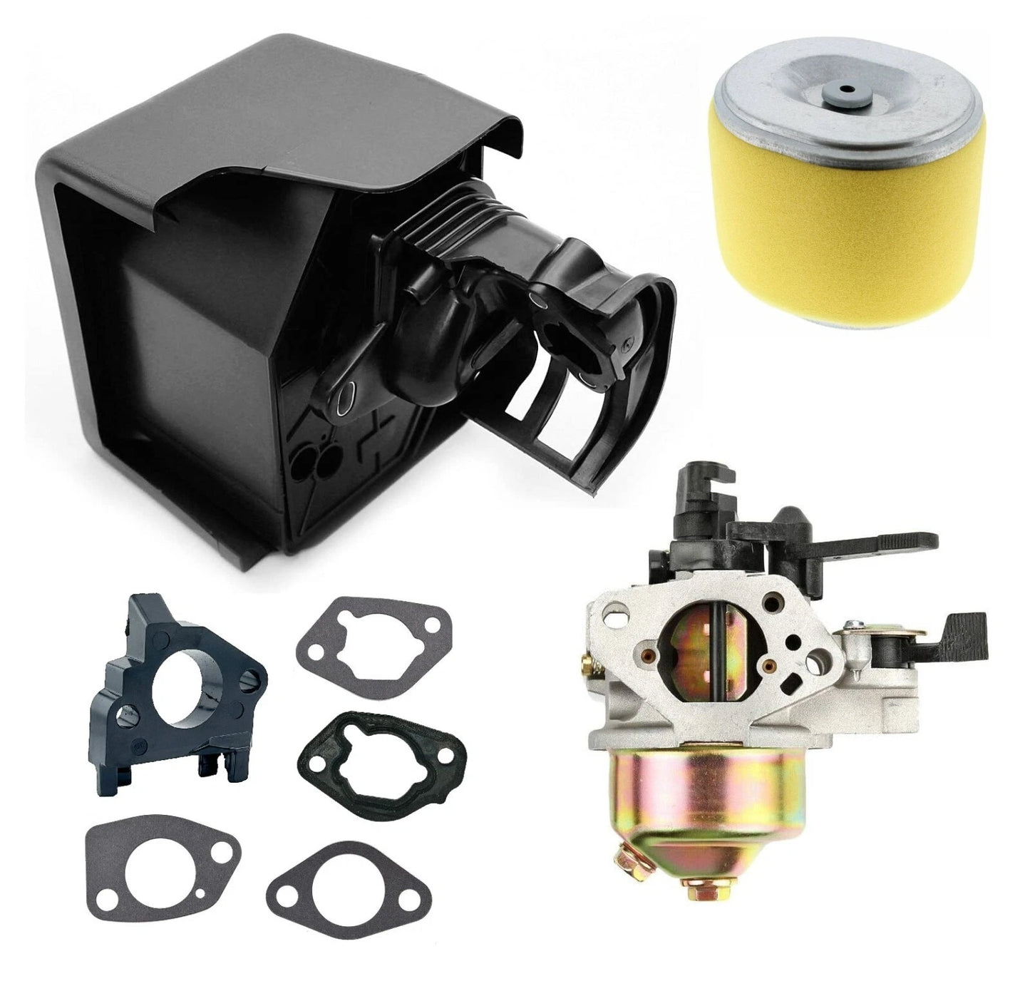 New For Honda GX160 GX200 5.5HP 6.5HP Engine Air Box Assembly Carburetor Gaskets