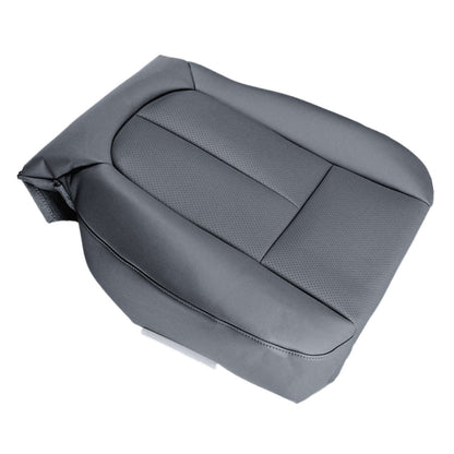 For 2012 2013 2014 Ford F150 Passenger Bottom PERFORATED SEAT COVER Gray