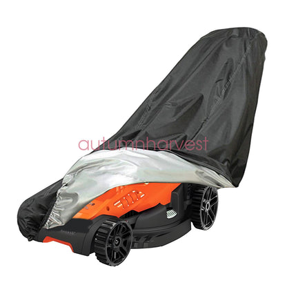 Lawn Mower Cover All Weather Protection Heavy Duty Push Mower for Universal Fit