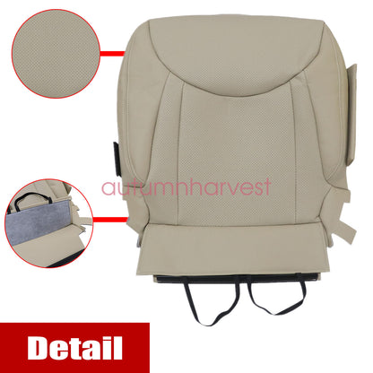 Left Driver Bottom Perforated Leather Cover Tan For 2001 2002-2006 Lexus LS430