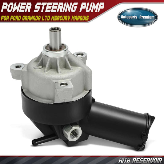 Power Steering Pump w/ Reservoir For Ford F-150 F250 Mustang Lincoln