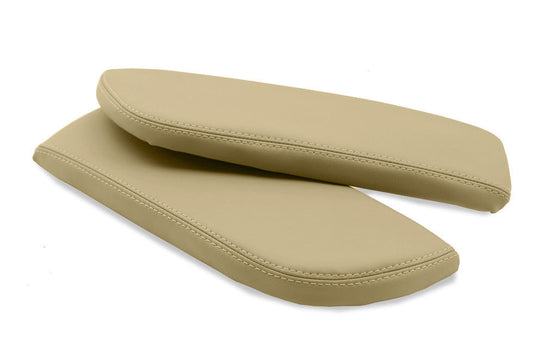 Leather Center Console Lid Armrest Cover Fits 2007-2012 2013 Acura MDX Beige Tan
