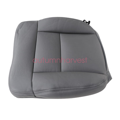 For 2004 2005 2006 2007 2008 Ford F150 Passenger Bottom Leather Seat Cover Gray