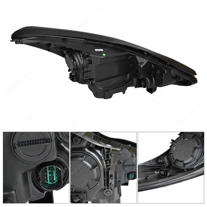 Driver Side Left Halogen Headlight Assembly Fits 2017-22 Kia Sportage w/LED DRL
