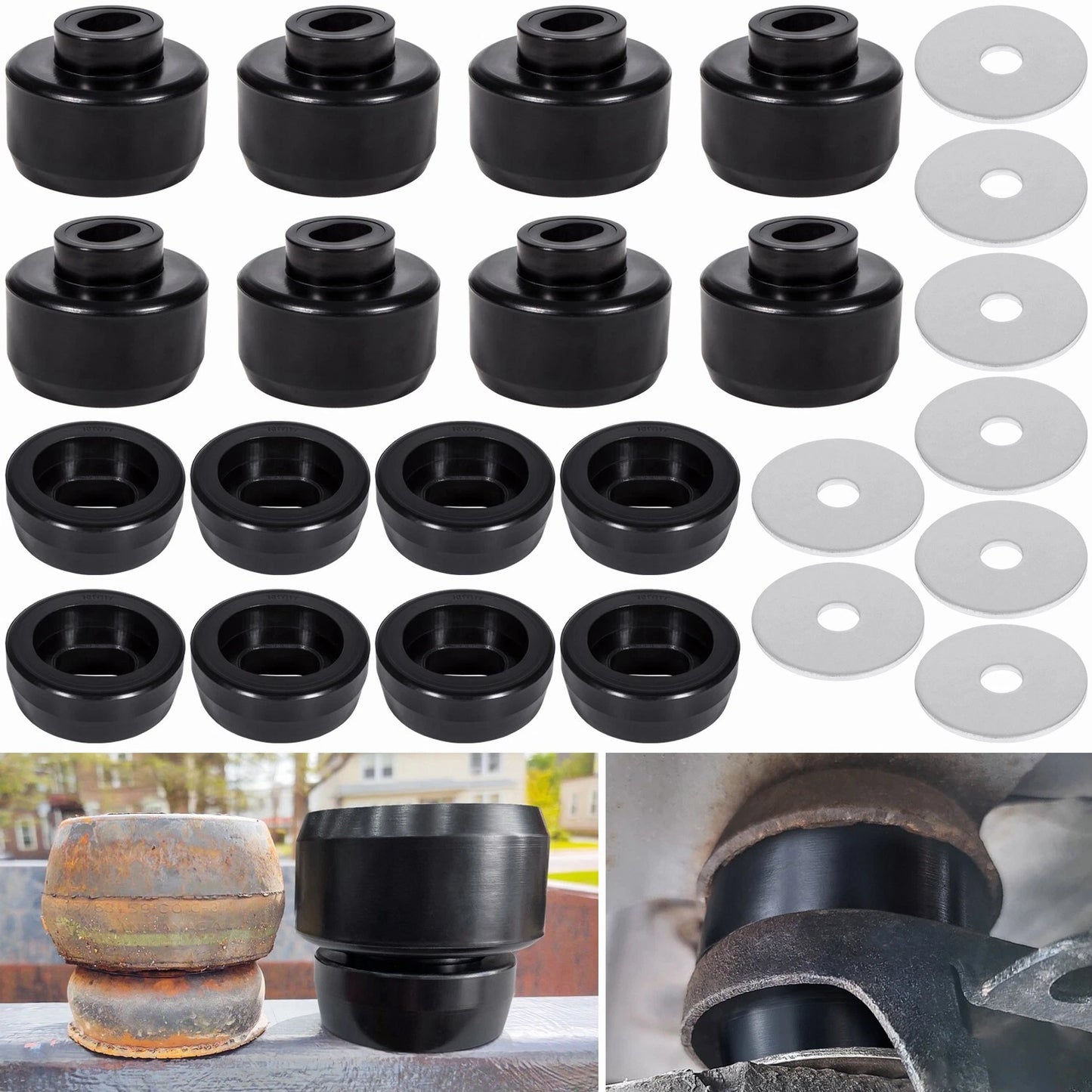 For Chevrolet Silverado 1500 LS Cab Pickup 2010 Body and Cab Mount Bushing Kit