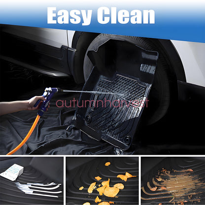 TPE Floor Mats & Trunk Cargo Liners For 2008-2013 Toyota Highlander All Weather